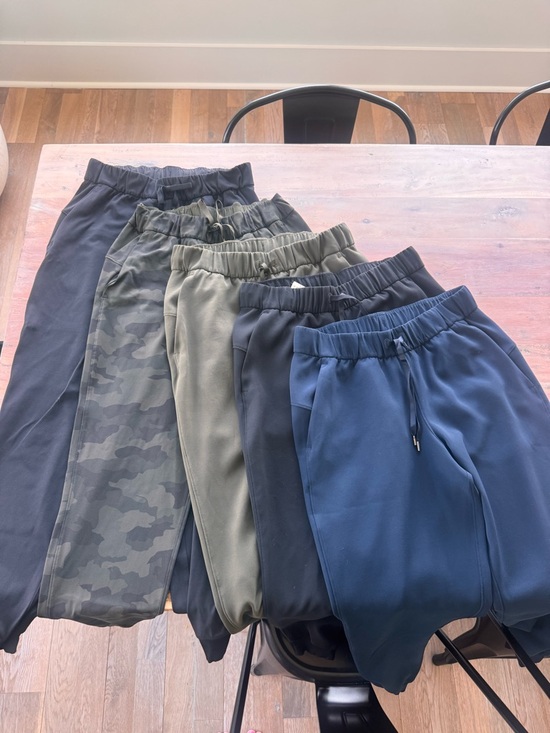 lululemon athletica Pants - Lululemon On the Fly joggers lot of 5. Size 6